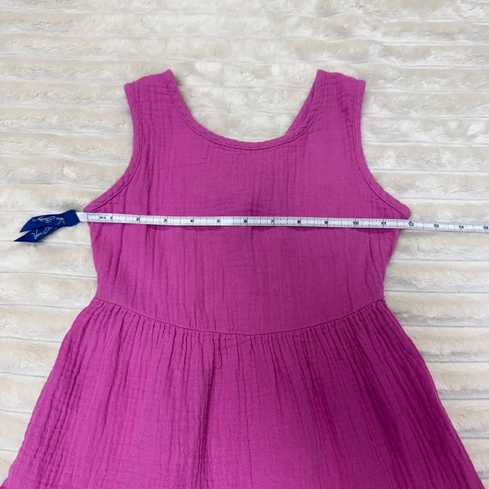 Cat & Jack: Girls Sleeveless Gauze Summer Pink Dress, Size S (6/6x)